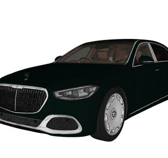 超精细汽车模型 奔驰S Mercedes-Maybach S-Class